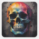 Search for colourful skull stickers Bones