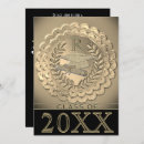 Search for sophisticated graduation invitations Gold