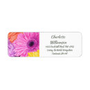 Search for gerbera daisy return address labels Daisies
