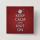 Search for knitting needles badges Keep calm