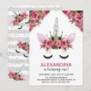 Search for silver unicorn invitations Glitter