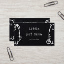Search for cat sitting business cards Pet boarding