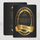 Search for elegant prom invitations Gold