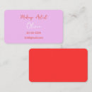 Search for nails and lashes business cards Makeup artist