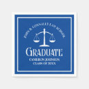 Search for law school graduation napkins Scales of justice