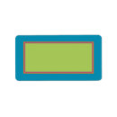 Search for purple green return address labels Orange