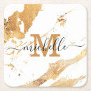 Search for marble monogram coasters Initial