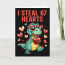 Search for t rex valentines day cards Couple