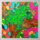 Search for tree frog art Colourful