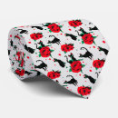 Search for red rose black ties Pattern