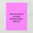 Search for well postcards Well behaved women