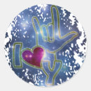 Search for i love you sign language stickers Deaf