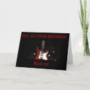 Search for rock band birthday cards Music teacher