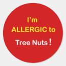 Search for tree nuts stickers Allergic