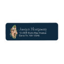 Search for dark background return address labels Cute