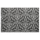 Search for black damask fabric White