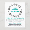 Search for pet sitter flyers Dog walker