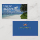 Search for sunshine business cards Vacation