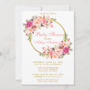 Search for watercolor baby shower invitations Flowers