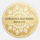 Search for classy mandala stickers Gold