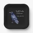 Search for gothic halloween paper plates Raven