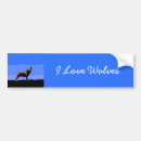 Search for wolf bumper stickers Howling