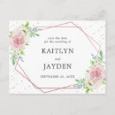 Search for gold floral save the dates Geometric