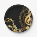 Search for music notes paper plates Musical