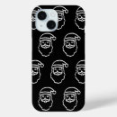 Search for santa claus phone cases Black