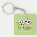 Search for dia de los muertos key rings Sugar skulls
