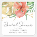 Search for coral beach wedding stickers Watercolor