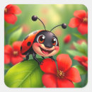 Search for cartoon ladybugs stickers Garden