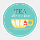 Search for cup of tea stickers Vintage