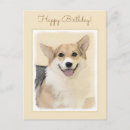 Search for birthday corgi postcards Welsh