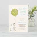Search for whimsical baby boy shower invitations We can bearly wait