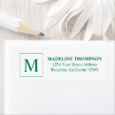Search for square return address labels Minimalist