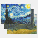 Search for fine art wrapping paper Starry night