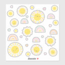 Search for rainbow sun stickers Pastel