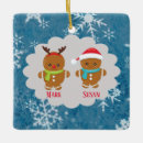Search for gingerbread christmas tree decorations Couple