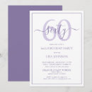 Search for lilac birthday invitations Trendy