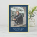 Search for yellow and blue graduation invitations School colours