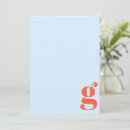 Search for monogram vertical note cards Monogrammed