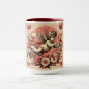 Search for vintage cupid mugs Valentine