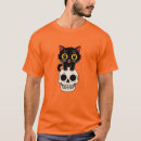 Search for skull cat tshirts Trick or treat