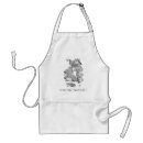 Search for alice in wonderland aprons White