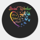 Search for social work stickers Butterfly