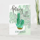 Search for birthstones cards Emerald