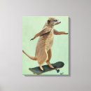 Search for skateboarding canvas prints Animals