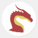 Search for cool dragon stickers Red