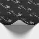Search for 60th anniversary wrapping paper Black and white